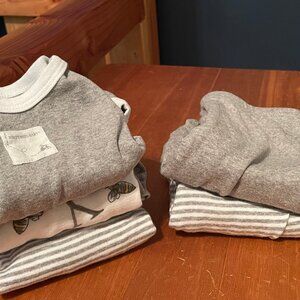 Burts Bees 3 onsies and 2 pants